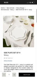 Carrol Boyes Wavy Side Plates Set