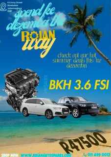 Vw/audi Bhk 3.6 Fsi Engine On Special This Ke-dezemba