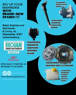 Mahindra Spares In Stock At Rojan Engines And Gearboxes