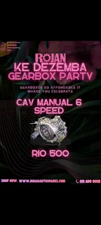 CAV manual 6 speed gearb- R10,500