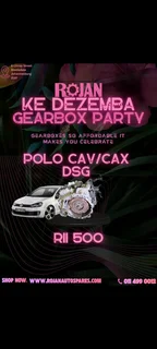 Polo CAV/CAX DSG gearbox - R11,500