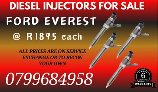 Ford Everest Diesel Injectors For Sale With Warranty