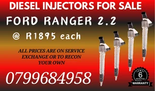 Ford Ranger 2.2 Diesel Injectors For Sale We Recon And Sell On Exchange