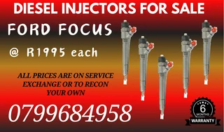 Ford Focus Diesel Injectors For Sale Courier Services Available