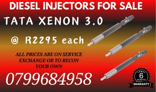 Tata Xenon 3.0 Diesel Injectors For Sale Warranty Included