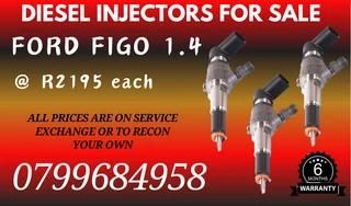 Ford Figo 1.4 Diesel Injectors For Sale With Warranty