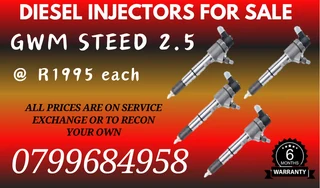 Gwm 2.5 Diesel Injectors For Sale We Recon And Sell On Exchange