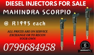 Mahindra Scorpio Diesel Injectors For Sale With Warranty
