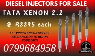 Tata Xenon 2.2 Diesel Injectors For Sale Free Copper Washers
