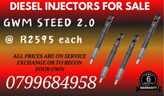 Gwm 2.0 Diesel Injectors For Sale With Warranty
