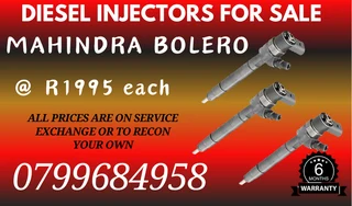 Mahindra Bolero Diesel Injectors For Sale 6 Months Warranty