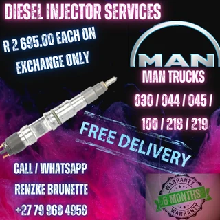 Diesel Injector Services - Testing / Refurbishment - 6 Months Warranty