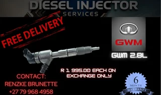 Diesel Injector Services - Testing / Refurbishment - 6 Months Warranty