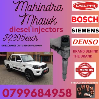 Mahindra Mhawk Diesel Injectors/ 6 Months Warranty