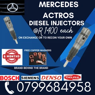 Mercedes Actros Diesel Injectors/ Free Copper Washers
