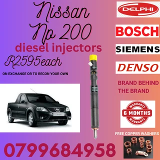Nissan Np200 Diesel Injectors/ 6 Months Warranty