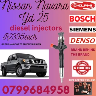 Nissan Navara Yd25 Diesel Injectors/ Free Copper Washers