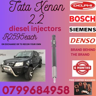 Tata Xenon 2.2 Diesel Injectors/ Free Copper Washers