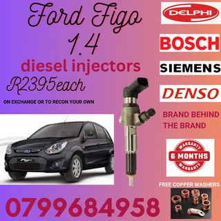 Ford Figo 1.4 Diesel Injectors/ Free Copper Washers