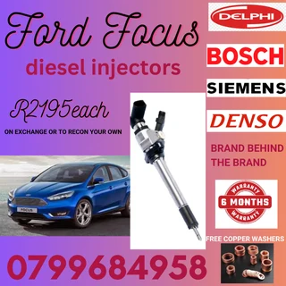 Ford Focus Diesel Injectors/ Free Copper Washers