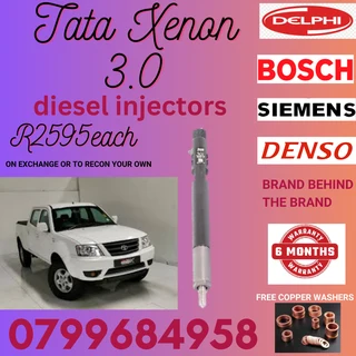 Tata Xenon 3.0 Diesel Injectors/ Free Copper Washers