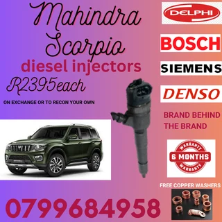 Mahindra Scorpio Diesel Injectors/ 6 Months Warranty