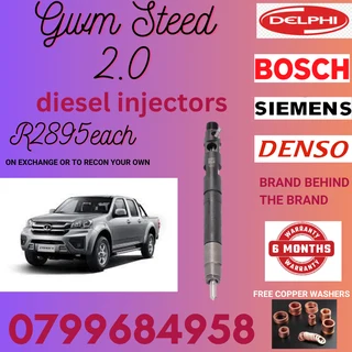 Gwm Steed 2.0 Diesel Injectors/ 6 Months Warranty