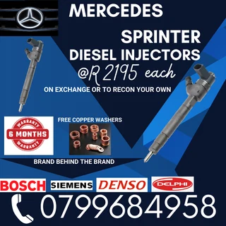 Mercedes Sprinter Diesel Injectors/ Free Copper Washers