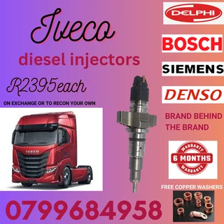 Iveco Diesel Injectors/ Free Copper Washers