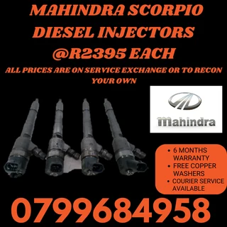 Mahindra Scorpio Diesel Injectors/ Free Copper Washers