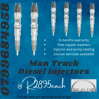 Man Truck Diesel Injectors/ 6 Months Warranty