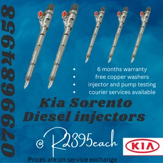 Kia Sorento Diesel Injectors/ Free Copper Washers