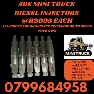 Ade Mini Truck Diesel Injectors/ Free Copper Washers