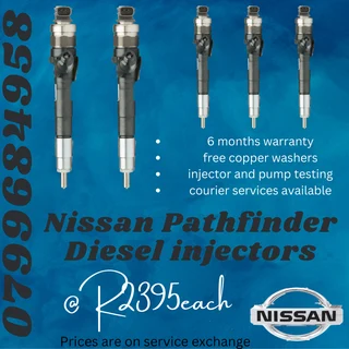 Nissan Pathfinder Diesel Injectors/ 6 Months Warranty