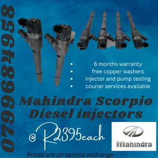 Mahindra Scorpio Diesel Injectors/ Free Copper Washers