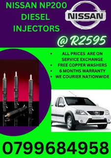Nissan Np200 Diesel Injectors/ 6 Months Warranty