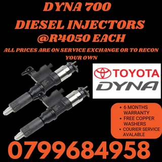 Dyna 700 Diesel Injectors/ Free Copper Washers