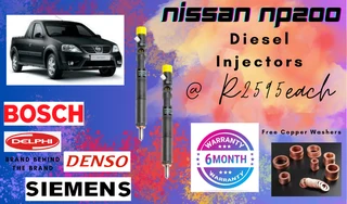 Nissan Np200 Diesel Injectors/ 6 Months Warranty