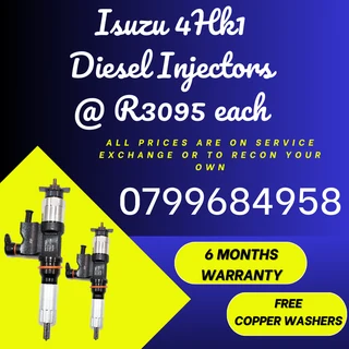 Isuzu 4hk1 Diesel Injectors/ Free Copper Washers