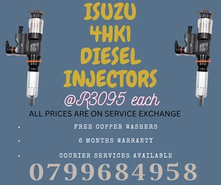Isuzu 4hk1 Diesel Injectors/ We Recon And Sell On Exchange
