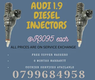 Audi 1.9 Diesel Injectors/ Free Copper Washers