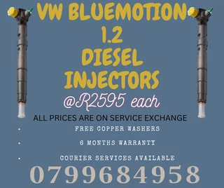 Vw Bluemotion Diesel Injectors/ 6 Months Warranty