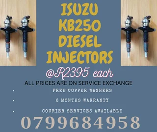 Isuzu Kb250 Diesel Injectors/ We Recon And Sell On Exchange