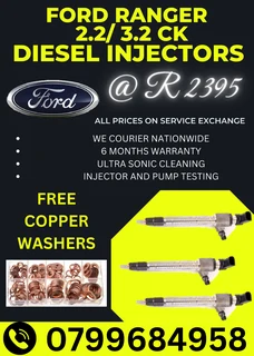 Ford Ranger 2.2/3.2 Ck Diesel Injectors/ We Recon And Sell On Exchange