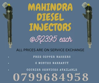 Mahindra Diesel Injectors/ 6 Months Warranty