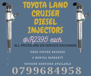 Toyota Land Cruiser Diesel Injectors/ Free Copper Washers