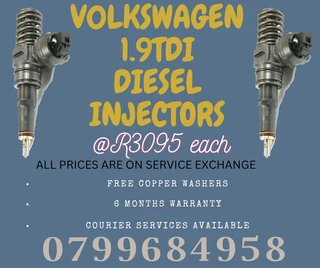 Volkswagen 1.9 Diesel Injectors/ We Recon And Sell On Exchange