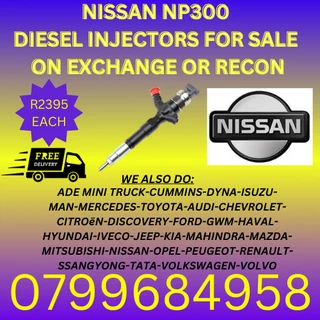 Nissan Np 300 Diesel Injectors/ Free Copper Washers