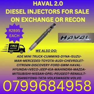 Haval 2.0 Diesel Injectors/ Free Copper Washers