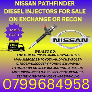 Nissan Pathfinder Diesel Injectors/ 6 Months Warranty